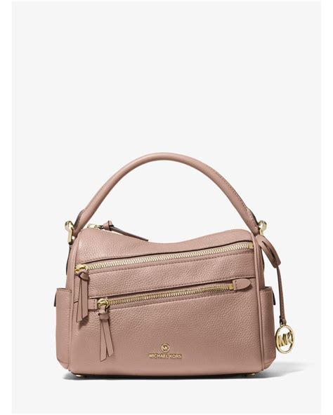 michael michael kors lorimer medium pebbled leather satchel|Lorimer Medium Pebbled Leather Satchel .